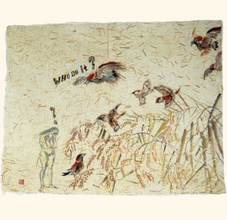 Stolen Hanverst, 2001,120 x 87cm